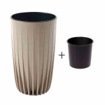 Lillepott Stripped Talll Eco, 25x42 cm