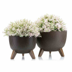 Lillepottide komplekt Rosa linea Eco, 2tk