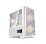 Korpus PC Korpus - DEEPCOOL - CH360 Digitaalne - Ilma toiteplokita - Mini torn - M-ATX formaadis - Valge