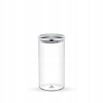 Metallkaanega klaaspurk, 1300 ml, WILMAX Stiklinis indelis su metaliniu dangteliu 1300 ml