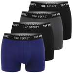 Meeste bokserid Top Secret, puuvillased, 4pakki