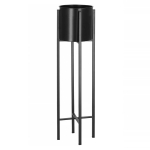 P&otilde;randale asetatav lillealus Springos GA0196, 74 cm, must, modernne loft-stiil
