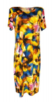 Kleit naistele, kollane, sinine, L/XXL