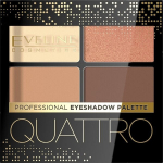 Lauv&auml;rvipalett Eveline Quattro nr 01, 3.2g