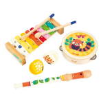 Muusikakomplekt - JANOD - Gioia - 4 instrumenti - FSC puidust - Alates 18 kuud