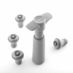 T&uuml;hi pump ja veinipudelid Winuum InnovaGoods (4 pudelit), Hall