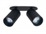 LED Lungo x2 alumiiniumist sisseehitatud halogeenvalgusti, must matt