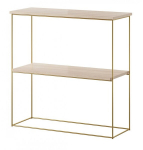 Riiul Furniture Toni, pruun/kuldne