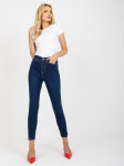 Tumed blue pants, S
