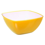 Salatikauss, 25cm, kollane, plast