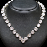 Колье "Кристальная Нить" с кристаллами Swarovski&trade;