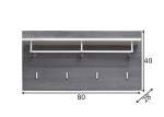Seinanagi Trendteam Line, 80x28xH40 cm, tumehall