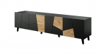 Telerilaud Cama Meble Etna RTV200 CR, must