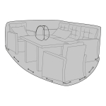 M&ouml;&ouml;blikate Luxury 210x210x95 cm