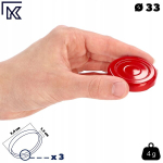 Pudelite korgid, purkid, kork, kaas, Fi33, 10 tk, 3 konksu