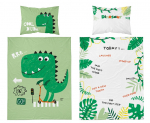 Bambusest voodipesu Dino T-rex 90x120 DETEXPOL