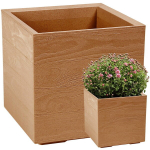 Lillepeenar KARO 400x400x400 laud ECO puit - naturaalne puit LA884-38 LAMELA