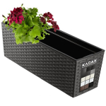 Lillepoti r&otilde;dukast + Insert 19x56cm Grafiit