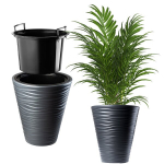 Lillepott Lillepott 40 cm kate lillealusega antratsiitplastist