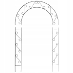 Aiapergola metallkaar lilledele, 240cm