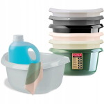 Plastikust pesukauss 30L, kraanikauss sangadega 50 cm