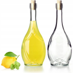 Klaasveinipudel 500 ml korgioliivi&otilde;li &auml;&auml;dika moonshine alkoholiga 2tk