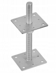 Reguleeritav sammasalus M24 110x250x4mm tsingitud