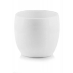 Keraamiline lillepoti hoidja valge pall 17 cm