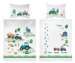 Beebi voodipesu 90x120 Traktori talu BAWEŁNA