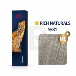 Wella Professionals Koleston Perfect Me+ Rich Naturals professionaalne p&uuml;siv juuksev&auml;rv 9|81 60 ml