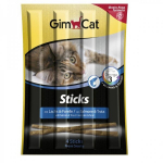 GimCat Sticks Salmon & Trout Grain Free maiused kassidele l&otilde;he ja forelliga, 4 tk