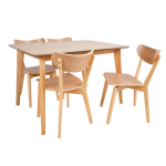5-osaline s&ouml;&ouml;gitoa komplekt Home4You Roxby, pruun