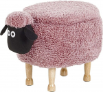 Lastetoa tumba Beliani Sheep, roosa