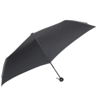 Kokkupandav vihmavari, kompaktne, pikkus 24 cm, must, PARASOL