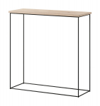 Konsoollaud ADRK Furniture Milan, must/pruun