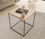 Kohvilaud Furniture Adina, must/pruun