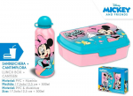 minnie mouse alumiiniumpudel 500 ml + brunch box
