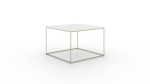 Kohvilaud ADRK Furniture Roni, valge/kuldne