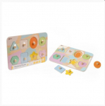 Puidust Montessori pusle Classic World, 9 tk