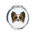 Papillon - peegel pildiga ja geomeetrilise m&auml;rgiga br&auml;ndilt Art-Dog, XS