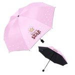 Roosa vihmavari tagurpidi mehhanismiga NEEDIVYOU