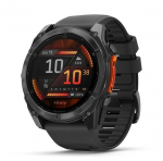 Garmin fēnix&reg; 8 &ndash; 51mm AMOLED Slate Gray with Black Silicone Band