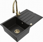 Graniidist k&ouml;&ouml;givalamu Mexen Bruno segisti ja sifooniga, Metallic black/silver/gold