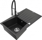 Graniidist k&ouml;&ouml;givalamu Mexen Cesar segisti ja sifooniga, Metallic black/silver/black/chrome