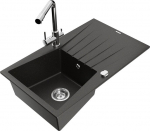 Graniidist k&ouml;&ouml;givalamu Mexen Cesar segisti ja sifooniga, metallic black/gold/chrome