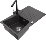 Graniidist k&ouml;&ouml;givalamu Mexen Cesar segisti ja sifooniga, black granite/black