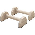 Push-up vardad 2 tk komplektis, vastupidav ja libisemiskindel, kuni 120 kg, p&ouml;&ouml;kpuit, 30x13x10cm, naturaalne, Natūrali mediena