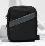 Meeste k&auml;ekott Pierre Cardin, must/hall