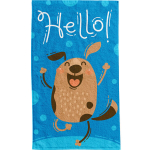 Laste r&auml;tik Dog Hello 30x50cm