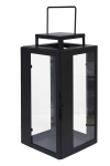 Metallist latern Riga 20x20x25cm, must